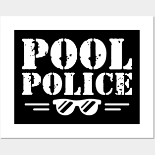 Pool Police w Posters and Art